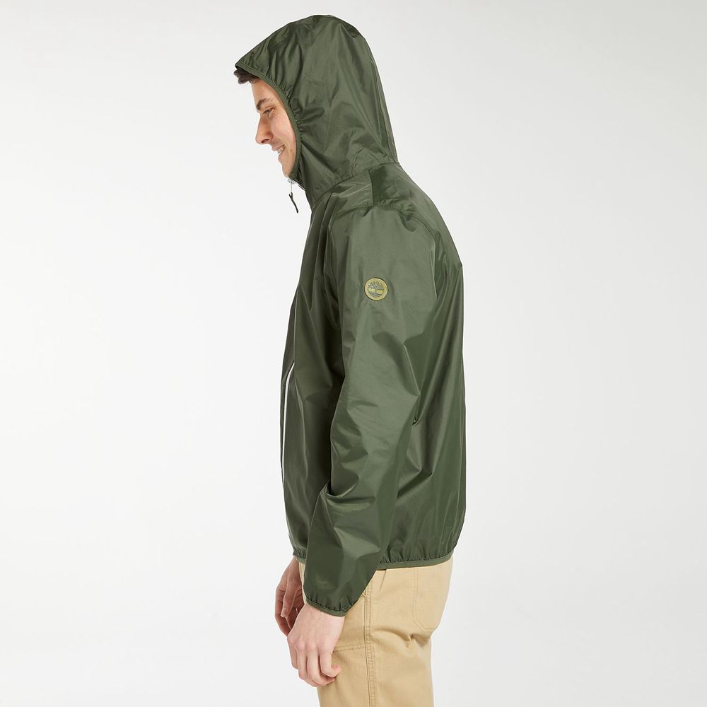 Geaca Timberland Barbati Verzi Inchis - Mt. Franklin Waterproof Packable Shell - Romania - EVGAOS314